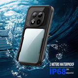 Husa pentru Xiaomi Redmi Note 15 Pro 5G, ShellBox Waterproof IP68 Case, negru