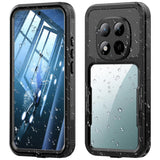 Husa pentru Xiaomi Redmi Note 15 Pro 5G, ShellBox Waterproof IP68 Case, negru