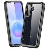 Husa pentru Samsung Galaxy A57 5G, ShellBox Waterproof IP68 Case, negru