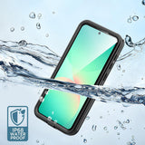 Husa pentru Samsung Galaxy A57 5G, ShellBox Waterproof IP68 Case, negru