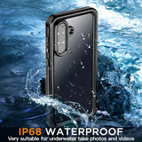 Husa pentru Samsung Galaxy A57 5G, ShellBox Waterproof IP68 Case, negru