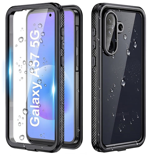 Husa pentru Samsung Galaxy A57 5G, ShellBox Waterproof IP68 Case, negru