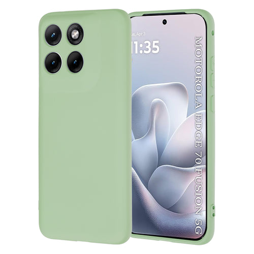 Husa pentru Motorola Edge 70 Fusion, Techsuit SoftFlex, verde deschis