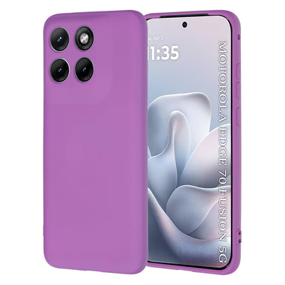 Husa pentru Motorola Edge 70 Fusion, Techsuit SoftFlex, mov