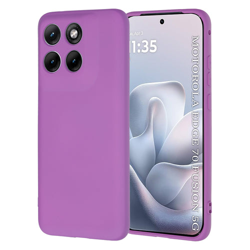 Husa pentru Motorola Edge 70 Fusion, Techsuit SoftFlex, mov