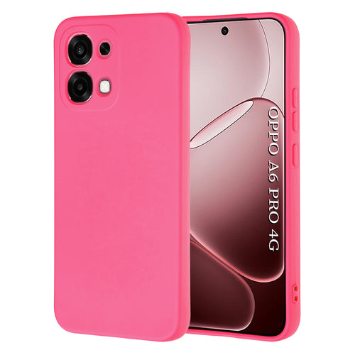 Husa pentru OPPO A6 Pro 4G, Techsuit SoftFlex, fucsia