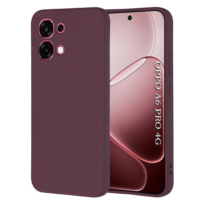Husa pentru OPPO A6 Pro 4G, Techsuit SoftFlex, bordo