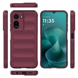 Husa pentru Xiaomi Redmi A7 Pro 4G, Techsuit Magic Shield, bordo