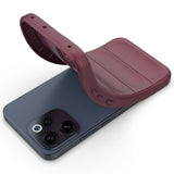 Husa pentru OPPO Reno15 F, Techsuit Magic Shield, bordo