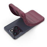 Husa pentru Motorola Edge 70 Fusion, Techsuit Magic Shield, bordo