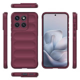 Husa pentru Motorola Edge 70 Fusion, Techsuit Magic Shield, bordo