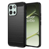 Husa pentru OnePlus Nord 6, Techsuit Carbon Silicone, negru