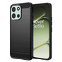 Husa pentru OnePlus Nord 6, Techsuit Carbon Silicone, negru