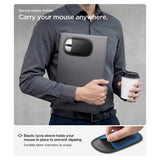 Spigen Mouse Sleeve Black LD220 (APP11227), Adhesive Storage, Compact, Pouch Compatible cu Logitech Anywhere, Negru