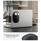Spigen Mouse Sleeve Black LD220 (APP11227), Adhesive Storage, Compact, Pouch Compatible cu Logitech Anywhere, Negru