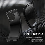 Husa pentru Honor X8d, Techsuit Carbon Silicone, negru