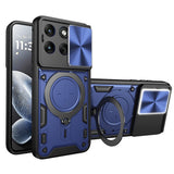Husa pentru Motorola Edge 70 Fusion, Techsuit CamGuard Pro, albastru