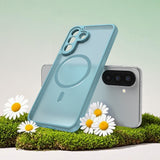 Husa pentru Samsung Galaxy A27 5G, Techsuit HaloFrost II MagSafe, verde menta