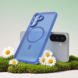 Husa pentru Samsung Galaxy A27 5G, Techsuit HaloFrost II MagSafe, albastru
