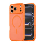 Husa pentru iPhone 17 Pro, Techsuit HaloFrost II MagSafe, portocaliu
