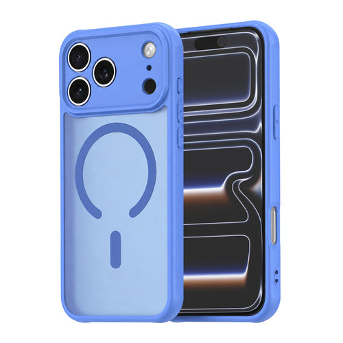 Husa pentru iPhone 17 Pro, Techsuit HaloFrost II MagSafe, albastru