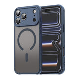 Husa pentru iPhone 17 Pro, Techsuit HaloFrost II MagSafe, bleumarin
