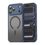 Husa pentru iPhone 17 Pro, Techsuit HaloFrost II MagSafe, bleumarin