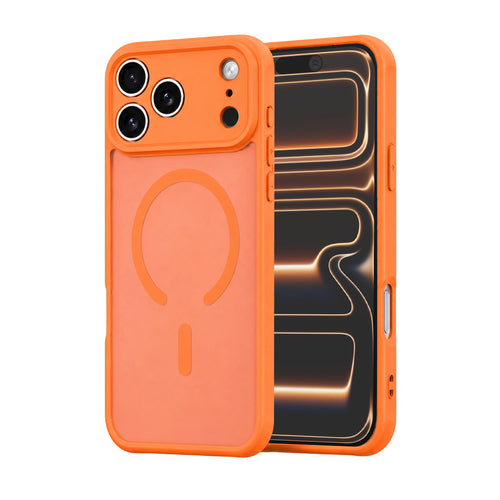 Husa pentru iPhone 17 Pro Max, Techsuit HaloFrost II MagSafe, portocaliu