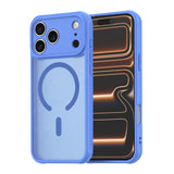 Husa pentru iPhone 17 Pro Max, Techsuit HaloFrost II MagSafe, albastru