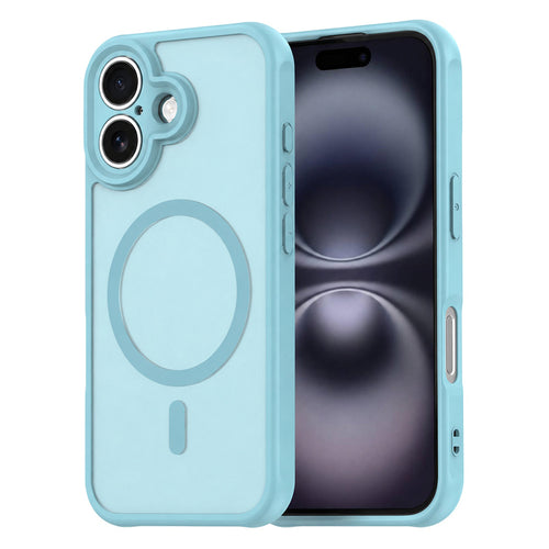 Husa pentru iPhone 16, Techsuit HaloFrost II MagSafe, verde menta
