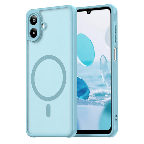 Husa pentru Samsung Galaxy A07 4G, Techsuit HaloFrost II MagSafe, verde menta
