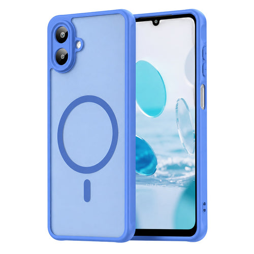 Husa pentru Samsung Galaxy A07 4G, Techsuit HaloFrost II MagSafe, albastru