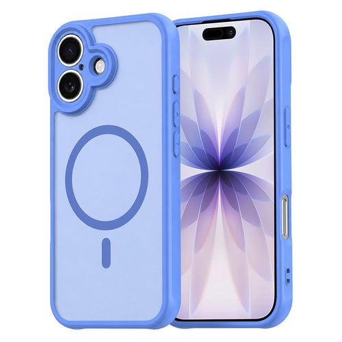 Husa pentru iPhone 17, Techsuit HaloFrost II MagSafe, albastru