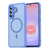 Husa pentru Samsung Galaxy A37 5G, Techsuit HaloFrost II MagSafe, albastru