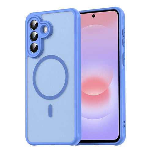 Husa pentru Samsung Galaxy A37 5G, Techsuit HaloFrost II MagSafe, albastru