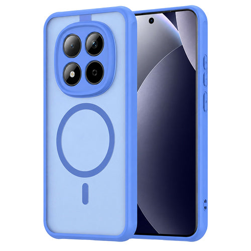Husa pentru Xiaomi Redmi Note 15 Pro 5G, Techsuit HaloFrost II MagSafe, albastru