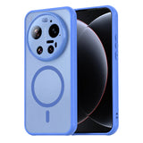 Husa pentru Xiaomi 17 Ultra, Techsuit HaloFrost II MagSafe, albastru