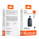 Dispozitiv anti-pierdere Mcdodo Smart Tracker Napa Pro (AT-3790), Luggage Tag, Find My, PU, 80-90dB, 220mAh, negru