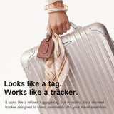 Dispozitiv anti-pierdere Mcdodo Smart Tracker Napa Pro (AT-3790), Luggage Tag, Find My, PU, 80-90dB, 220mAh, negru