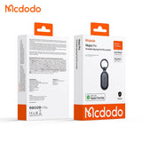 Dispozitiv anti-pierdere Mcdodo Smart Tracker Napa Pro (AT-3840), Keyring Type, Find My, PU, 80-90dB, 220mAh, negru