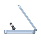 Incarcator wireless UGREEN W757 (65901), MagSafe, Incarcare rapida, Qi2, pentru iPhone, AirPods, Apple Watch, 25W, bleu