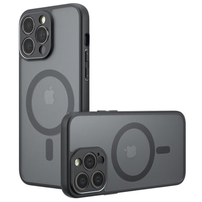 Husa pentru iPhone 12 Pro, Techsuit PureFrost MagSafe, negru frost