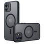 Husa pentru iPhone 11, Techsuit PureFrost MagSafe, negru frost