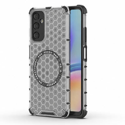 Husa pentru Samsung Galaxy A05s, Techsuit HoneyComb Shield MagSafe, alb