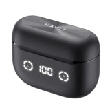 Casti wireless Havit (TW984), Bluetooth 5.4, ANC, Afisaj digital, True Wireless, Type-C, 420mAh, Havit Life App, negru