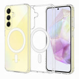 Husa pentru Samsung Galaxy A35 5G, Techsuit MagSafe Pro, transparenta