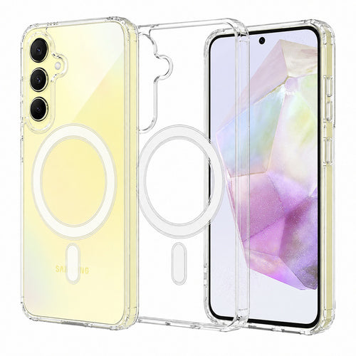 Husa pentru Samsung Galaxy A35 5G, Techsuit MagSafe Pro, transparenta