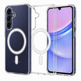 Husa pentru Samsung Galaxy A15 4G, Techsuit MagSafe Pro, transparenta