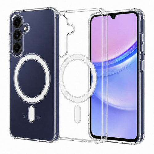 Husa pentru Samsung Galaxy A15 4G, Techsuit MagSafe Pro, transparenta