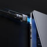 Cablu Mcdodo 2in1 Cablu de date (CA-8860), Type-C to USB-C + MagSafe 3, 240W, Indicator LED, 2m, negru